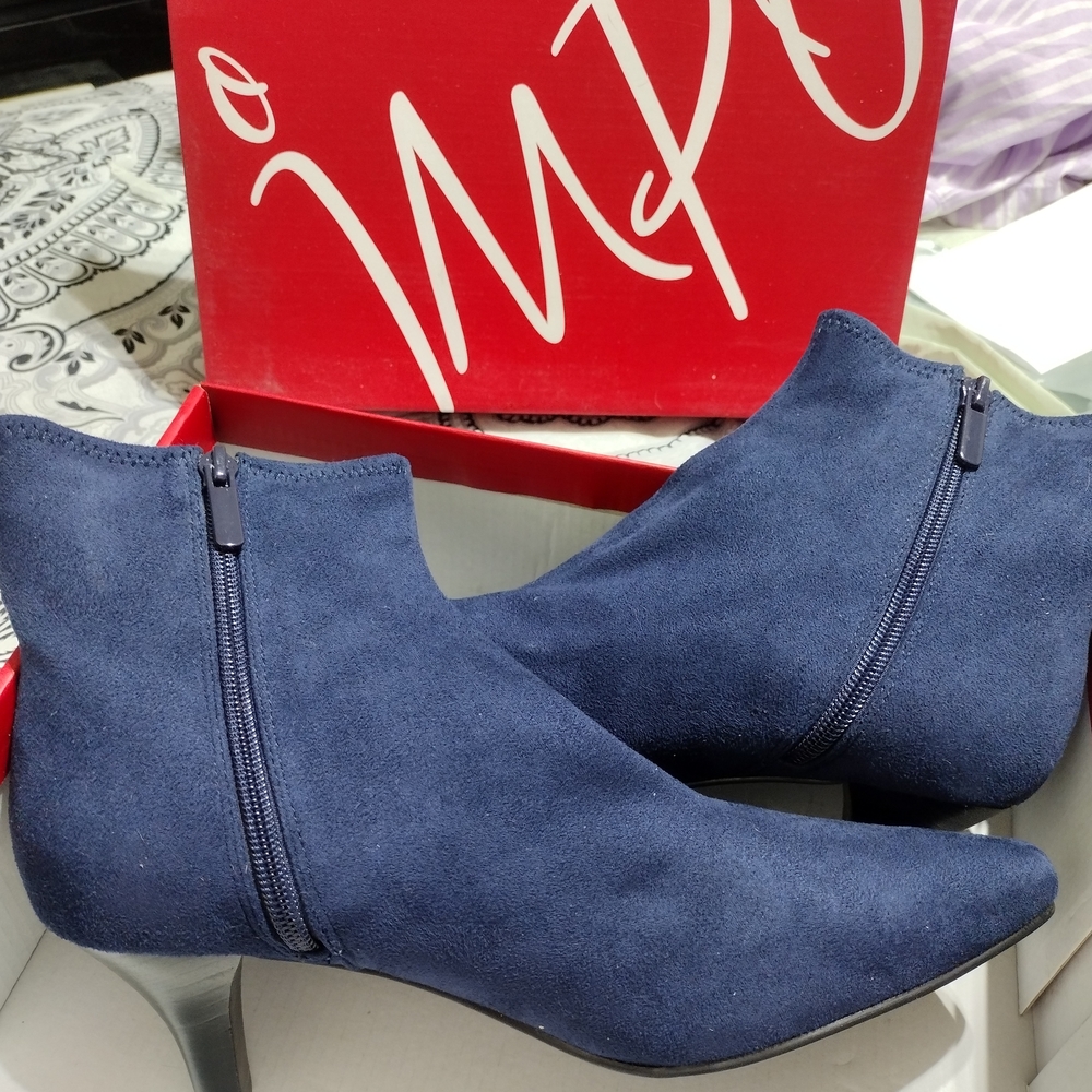 New Never Worn - IMPO Women's Blue Ankle Boots